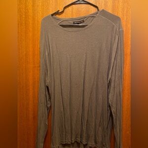 John Varvatos ribbed stretch shirt